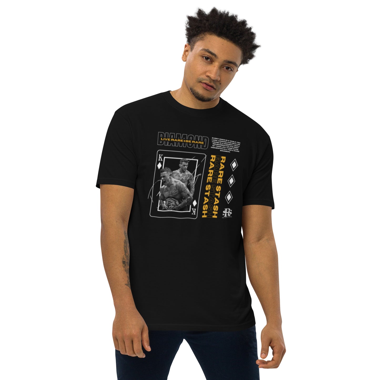 Rare Stash Modern Men’s premium heavyweight tee