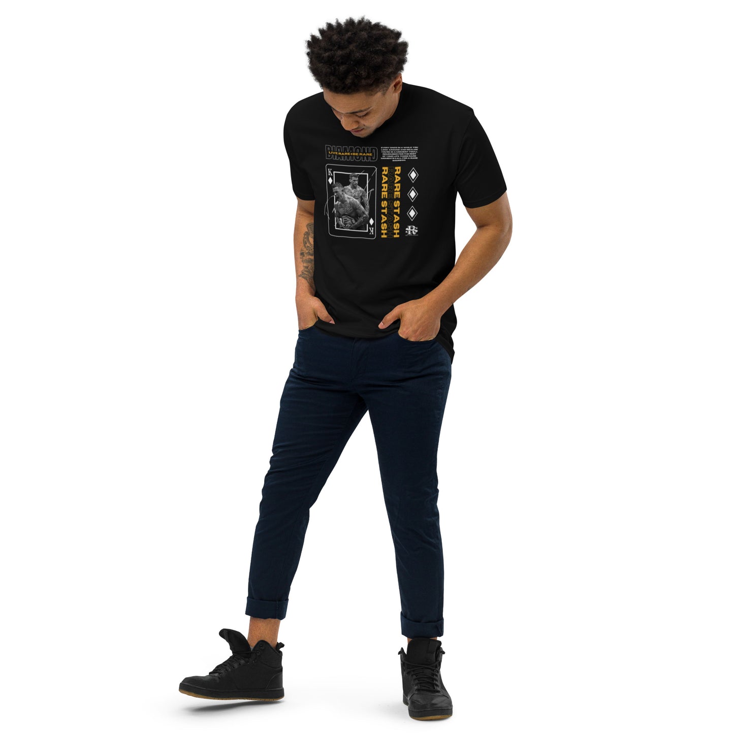 Rare Stash Modern Men’s premium heavyweight tee